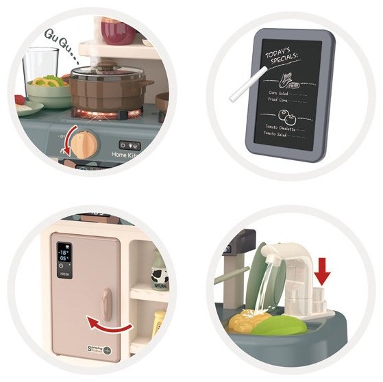 Набор Modern Kitchen детская игрушечная кухня Shantou Gepai купить,0