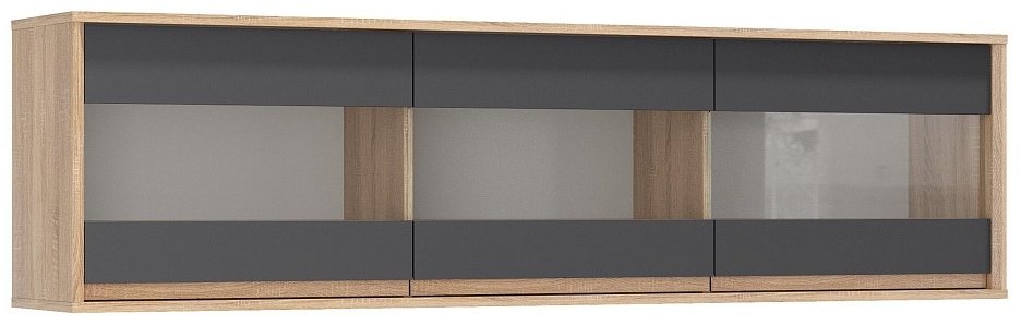 Полка Седьмое небо Берта, 171x30x46, черный