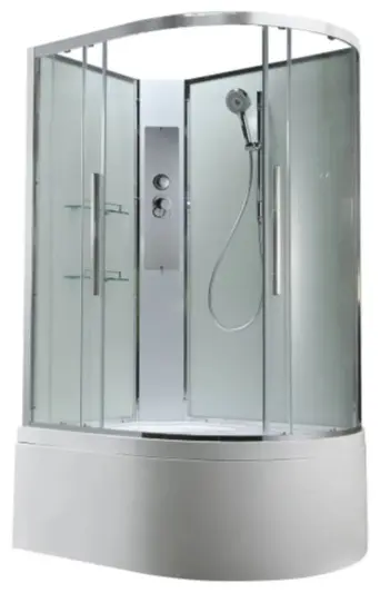 Душевая кабина KABINKA.KZ EM5812LNT, 208х80 см, высокий поддон