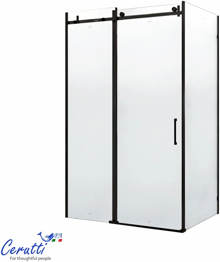 Душевое ограждение KABINKA.KZ двухстенное CEZA’S120BF L, 900х1950 мм