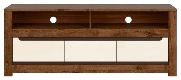 Тумба BRW Эрика RTV3S Дуб Техас 149x58x45.5см коричневый купить,NaN