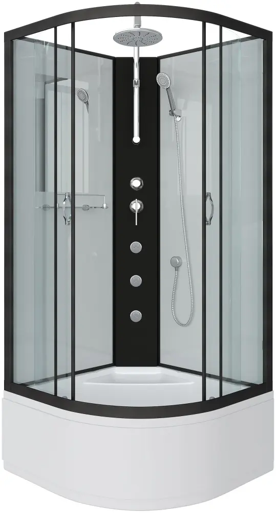 Душевая кабина Niagara NG-6707-14BKTG, 210х80 см, высокий поддон купить,NaN