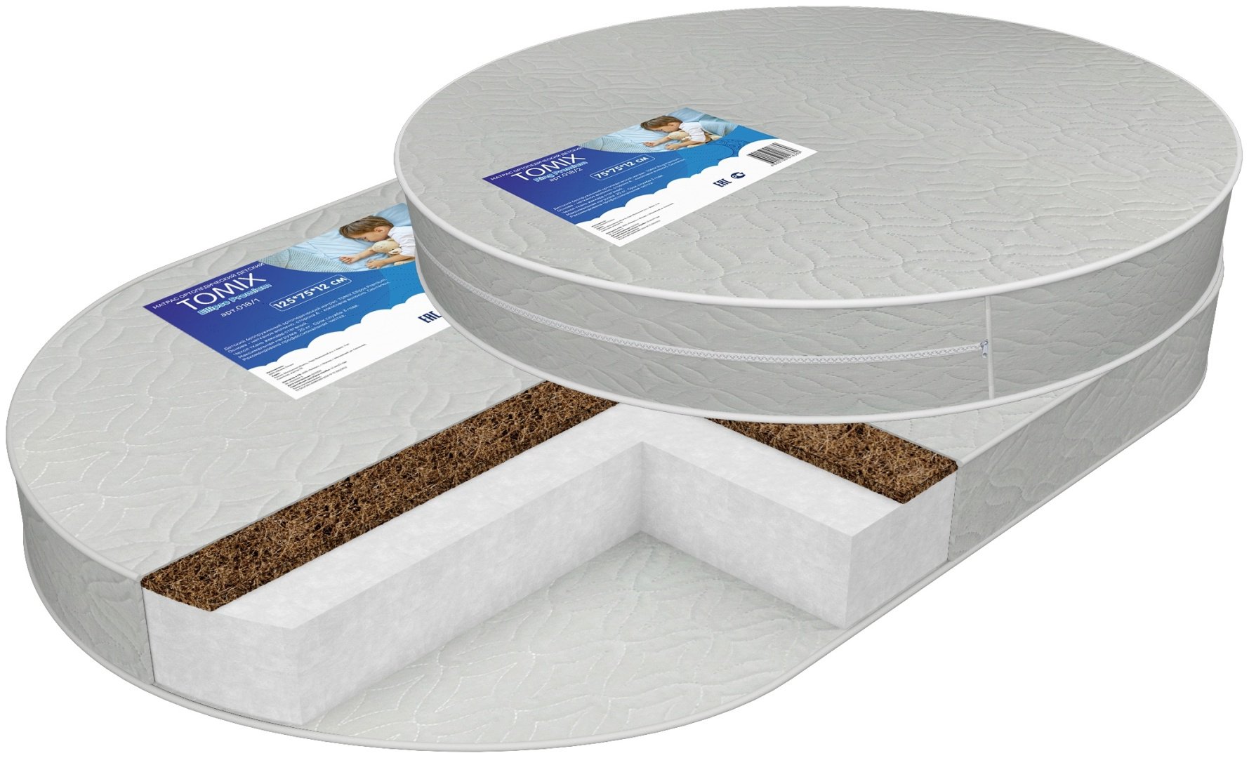 TOMIX Set Ring Premium 75x125x12, беспружинный, жаккард купить,0