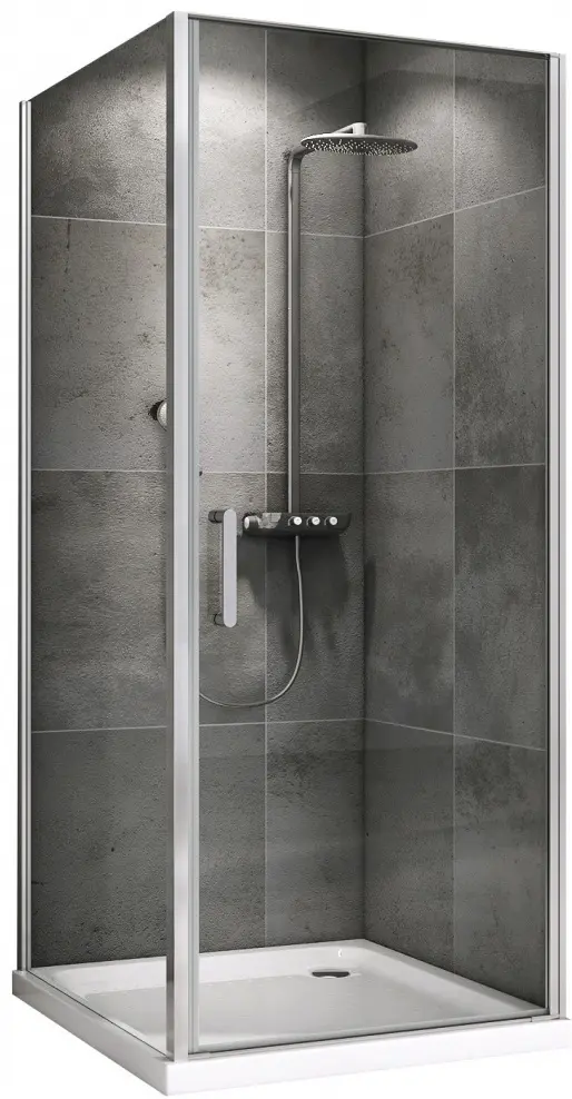 Душевое ограждение Abber двухстенное AG04090-S90, 900х900х1950 мм купить,NaN