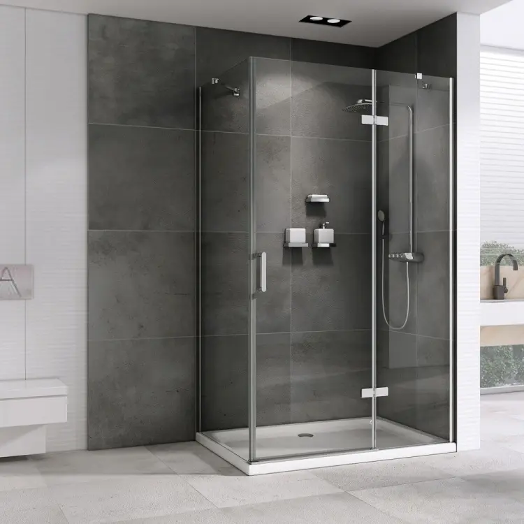 Душевое ограждение Abber двухстенное Zart AG08100-S81, 1000х800х1950 мм купить,NaN
