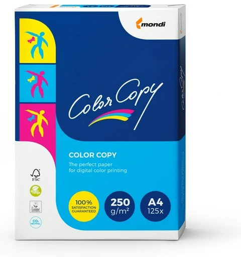 Бумага COLOR COPY A4 250 г/м2 125 листов