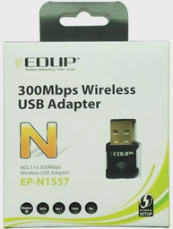 Беспроводной сетевой USB адаптер EDUP EP-N1557 Black