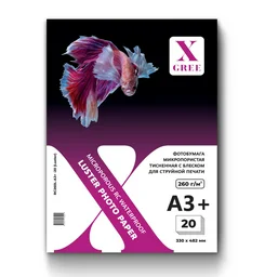 Фотобумага X-Gree Luster RC260L A3+ 20л полуглянцевая