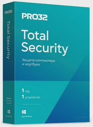 Антивирус PRO32 Total Security, лицензия 1 ПК 1 год, BOX