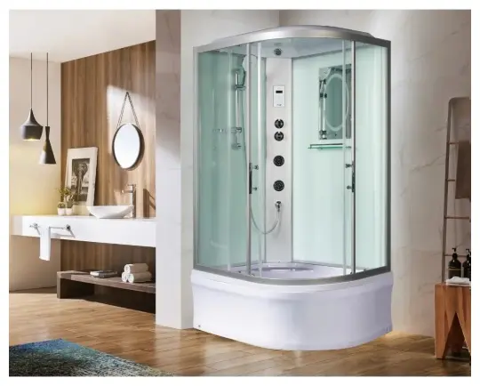 Душевая кабина KABINKA.KZ WW500 HALLE 1204 R, 217х120 см, высокий поддон