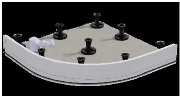 WeltWasser ножки для поддона LK/10 TRS14080, 14090, 10 шт