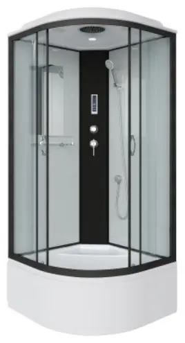 Душевая кабина KABINKA.KZ NG-6709-14P, 215х100 см, высокий поддон