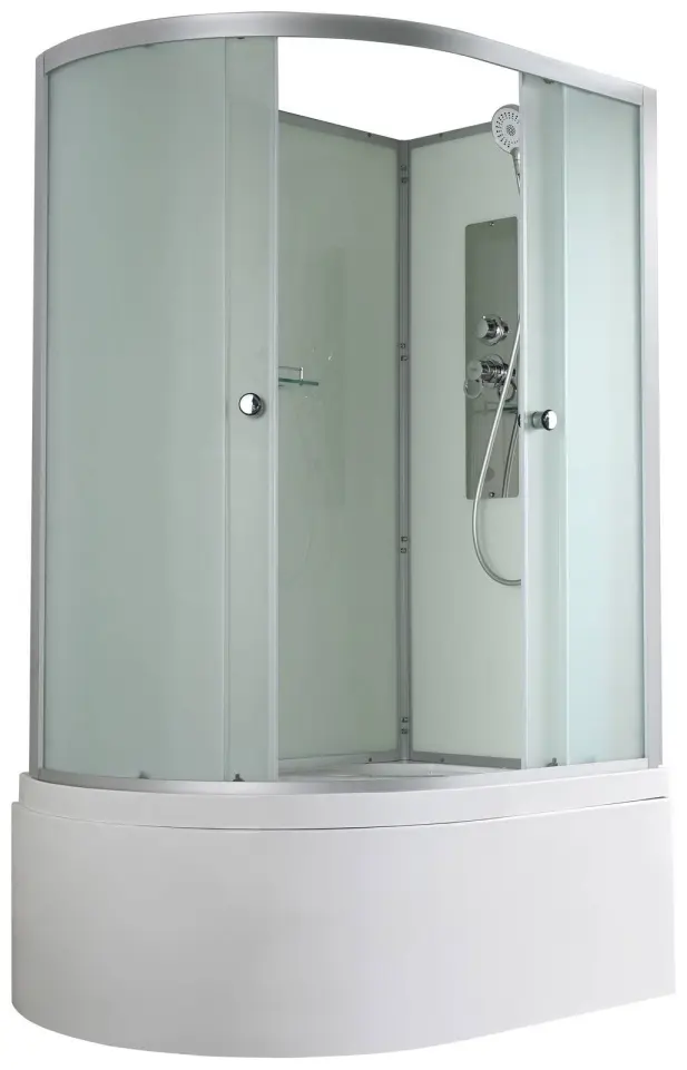 Душевая кабина KABINKA.KZ D5012R N без крыши, 208х80 см, высокий поддон