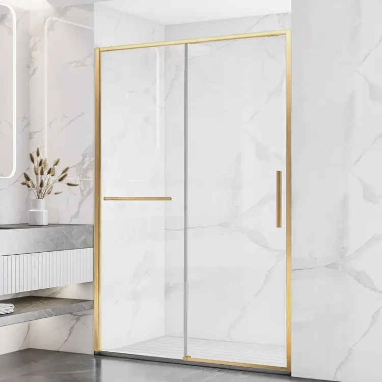 Душевое ограждение KABINKA.KZ одностенное Slim Soft VDS-1SS140CLG, 1400х2000 мм