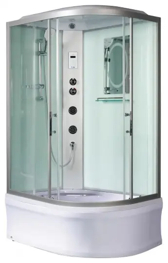 Душевая кабина KABINKA.KZ WW500 HALLE 1204 L, 217х120 см, высокий поддон