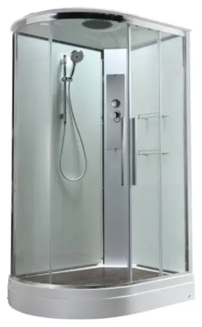 Душевая кабина KABINKA.KZ EM2812RT, 220х80 см, низкий поддон