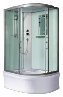 Душевая кабина KABINKA.KZ HALLE 1202 L, 217х90 см, высокий поддон