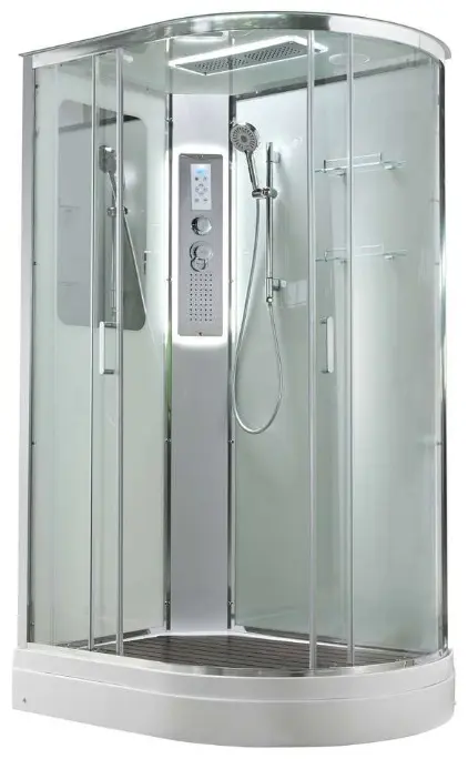 Душевая кабина KABINKA.KZ A2812LLED, 220х120 см, низкий поддон купить,NaN