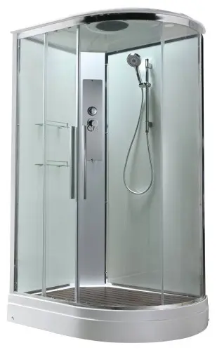 Душевая кабина KABINKA.KZ EM2812LT, 220х120 см, низкий поддон
