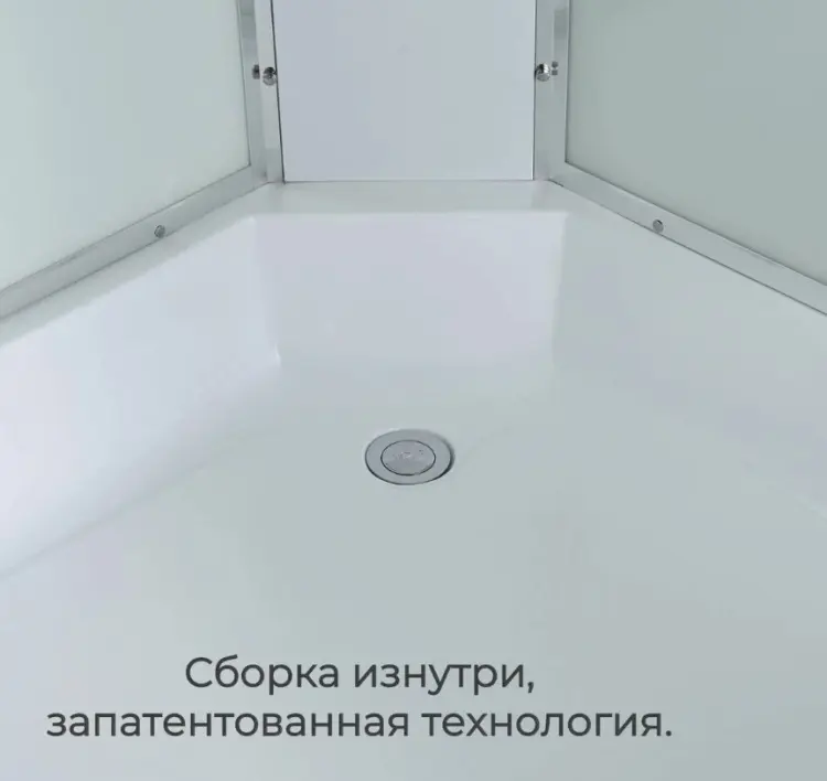 Душевая кабина KABINKA.KZ EM5010, 220х100 см, высокий поддон
