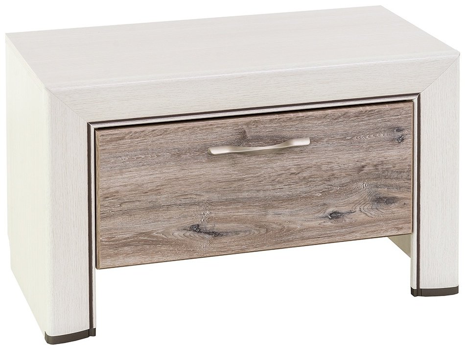 Тумба ANREX Оливия 1S, 70x44.1x36 см, белый, коричневый