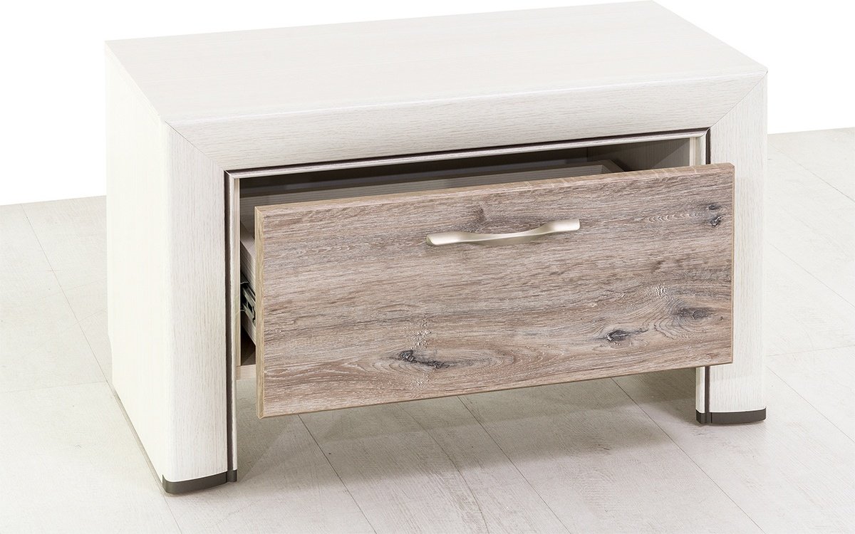 Тумба ANREX Оливия 1S, 70x44.1x36 см, белый, коричневый купить,0