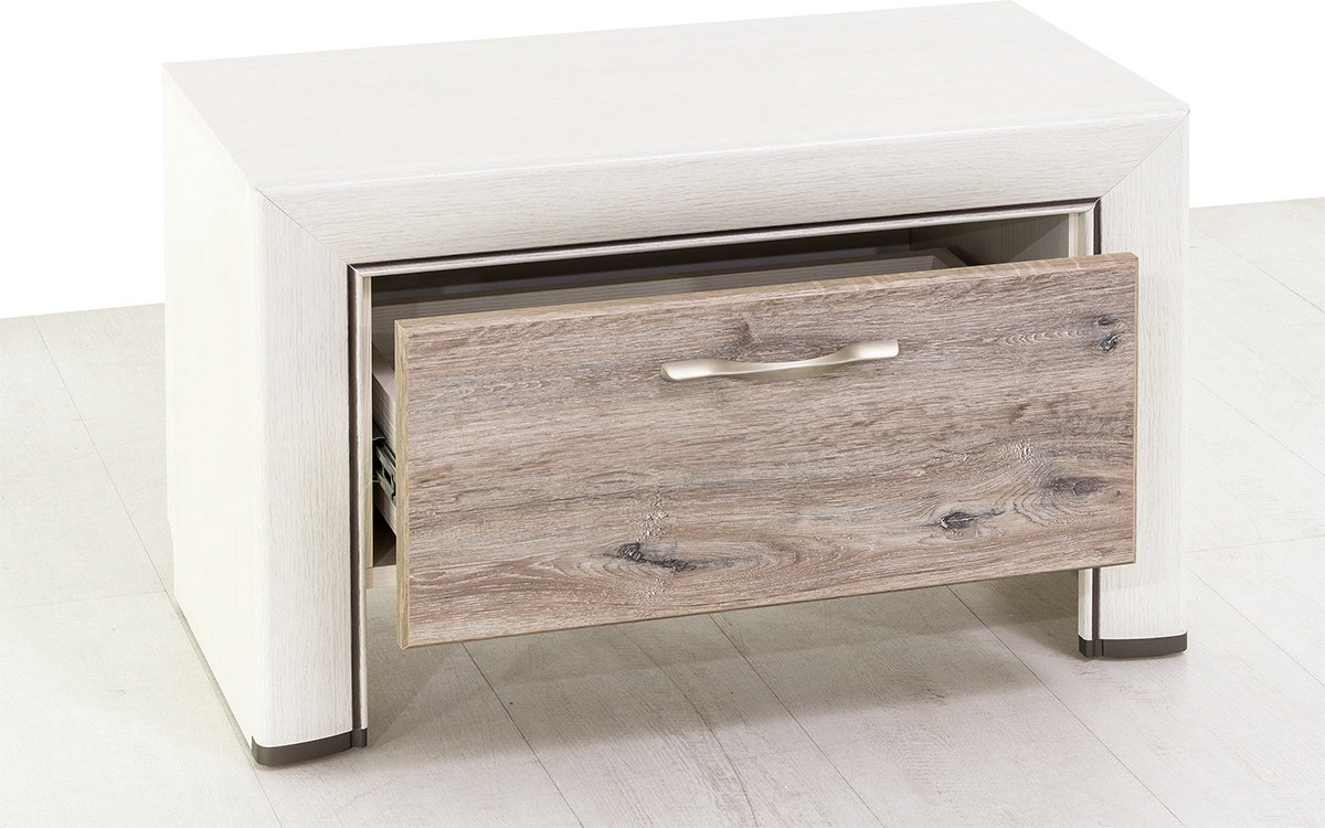 Тумба ANREX Оливия 1S, 70x44.1x36 см, белый, коричневый купить,NaN