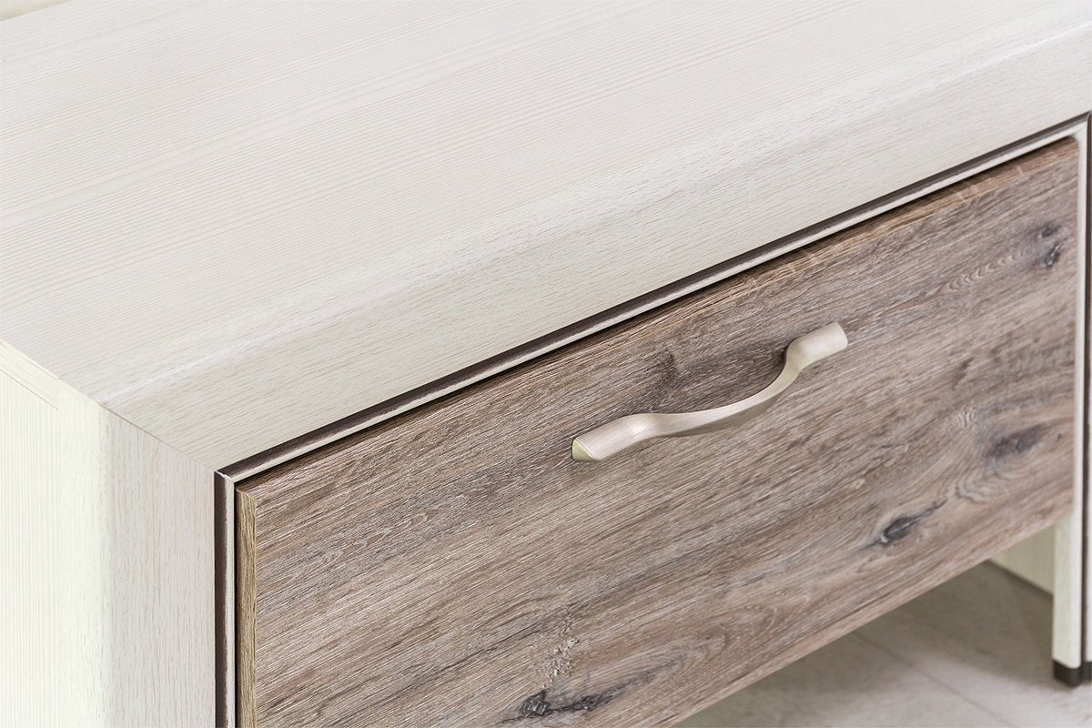 Тумба ANREX Оливия 1S, 70x44.1x36 см, белый, коричневый купить,NaN
