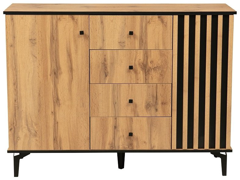 Комод Седьмое небо Либерти, 130x43x100 см, коричневый купить,NaN