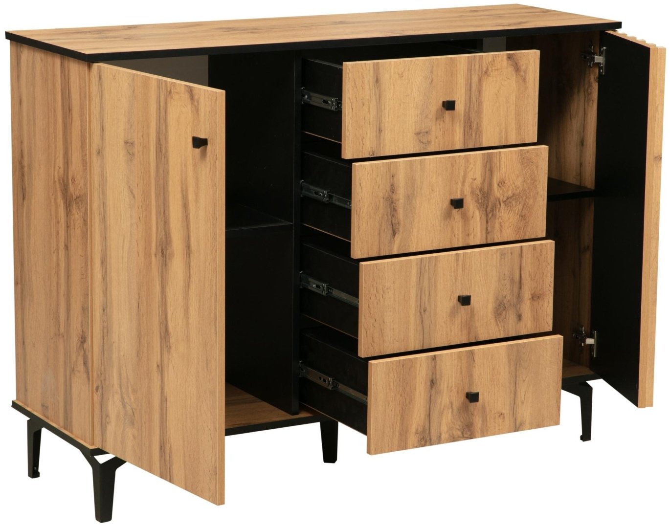 Комод Седьмое небо Либерти, 130x43x100 см, коричневый - ForteMarket Комод Седьмое небо Либерти, 130x43x100 см, коричневый купить,0