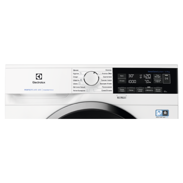 Стиральная машина Electrolux EW6S3R07SI белая купить,NaN
