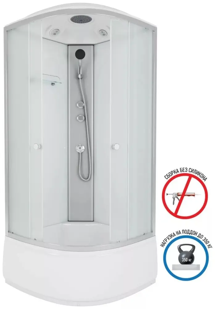 Душевая кабина Niagara Eco E100/40/MT, 215х100 см, отсутствует поддон