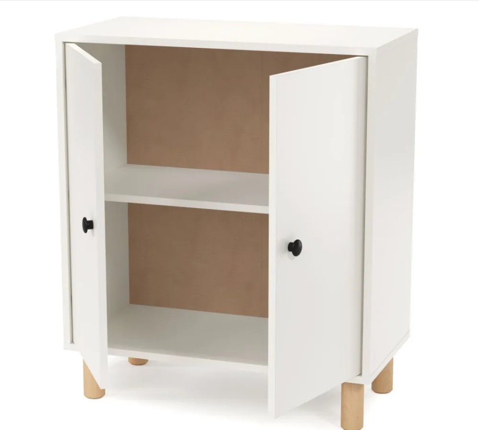 Комод Мебель Азии Норд, 70x35.30x92 см, белый купить,NaN
