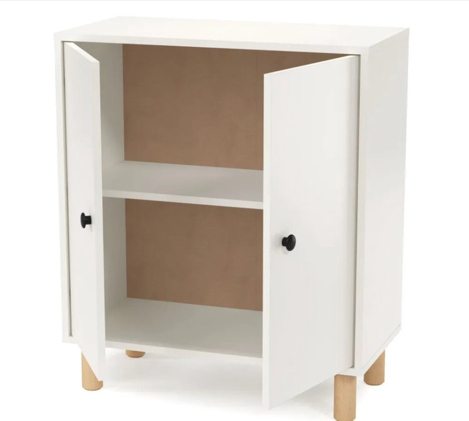 Комод Мебель Азии Норд, 70x35.30x92 см, белый купить,NaN