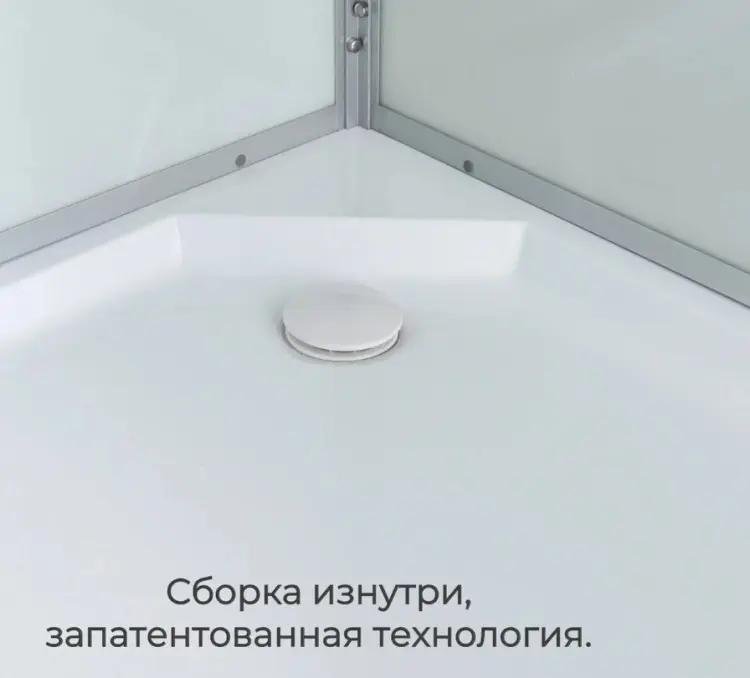 Душевая кабина KABINKA.KZ D2012R N, 208х120 см, низкий поддон
