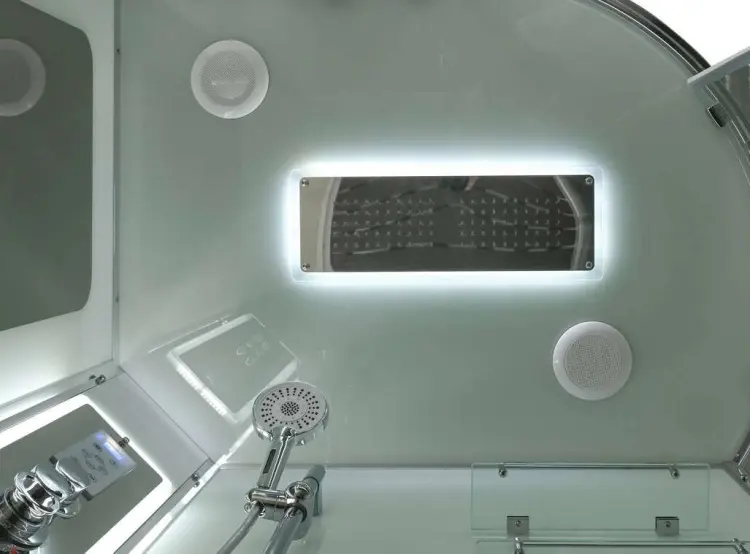 Душевая кабина KABINKA.KZ A2912RLED, 220х120 см, низкий поддон купить,NaN