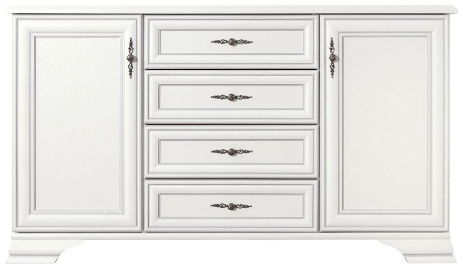 BRW Кентаки KOM2D4S, 154.5x44.5x90.5 см, белый
