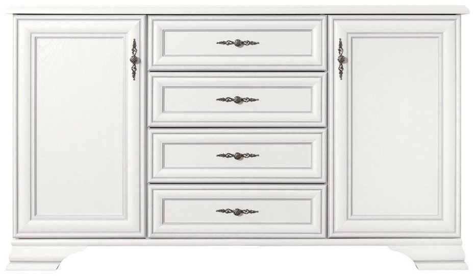 BRW Кентаки KOM2D4S, 154.5x44.5x90.5 см, белый купить,NaN