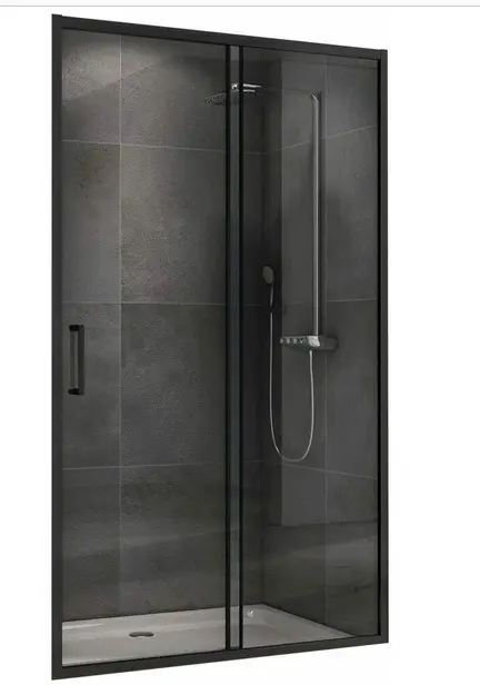 Душевое ограждение Душевая дверь ABBER Schwarzer Diamant AG30100B5 (1000*1900)