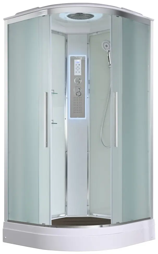 Душевая кабина KABINKA.KZ EM2010LED, 220х100 см, низкий поддон купить,NaN