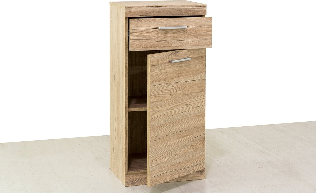 Комод Anrex Оскар 1D1SH 45x35.10x98.3см коричневый купить,NaN