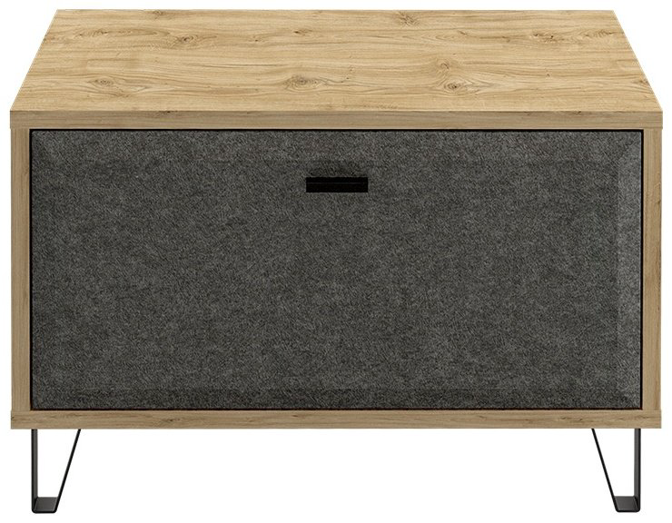 Тумба для обуви BRW Брест 79x42x51см черный купить,NaN