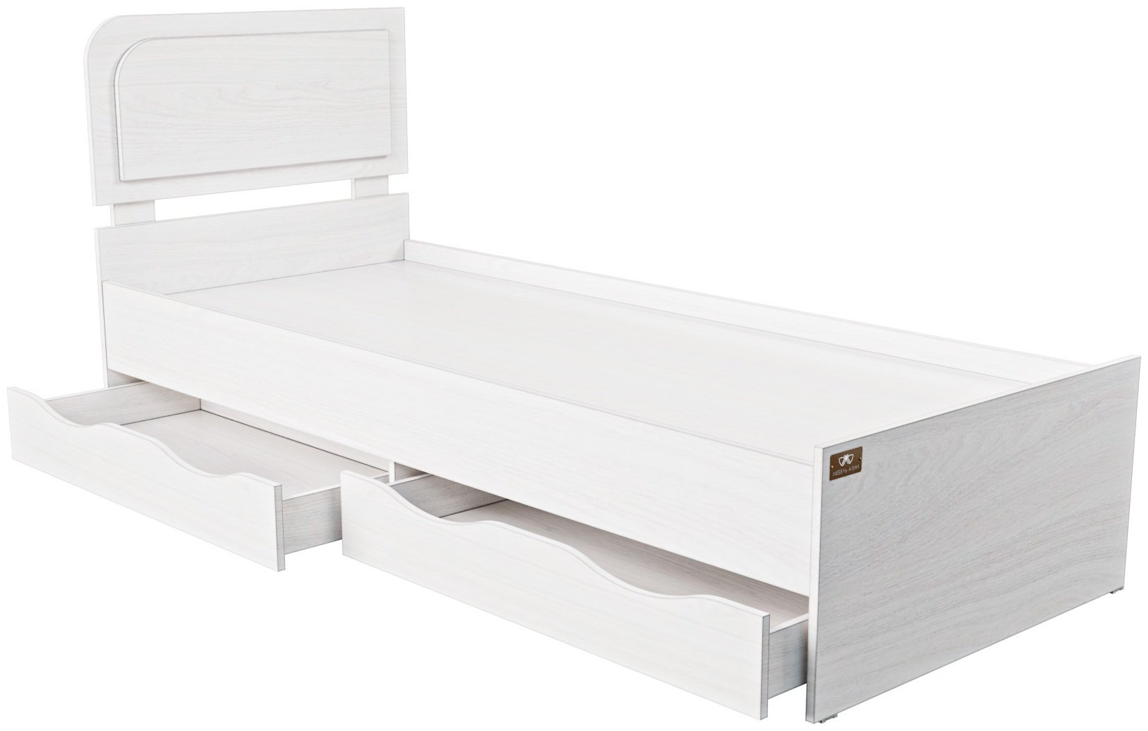 Кровать Мебель Азии Соня 80x200см светло-серая купить,NaN