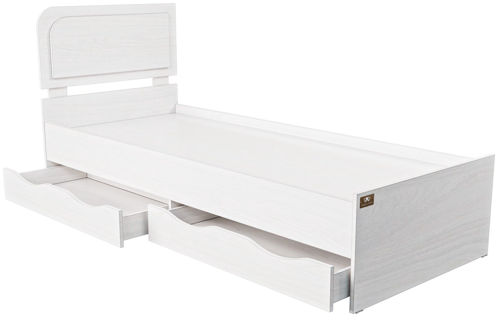 Кровать Мебель Азии Соня 80x200см светло-серая купить,NaN