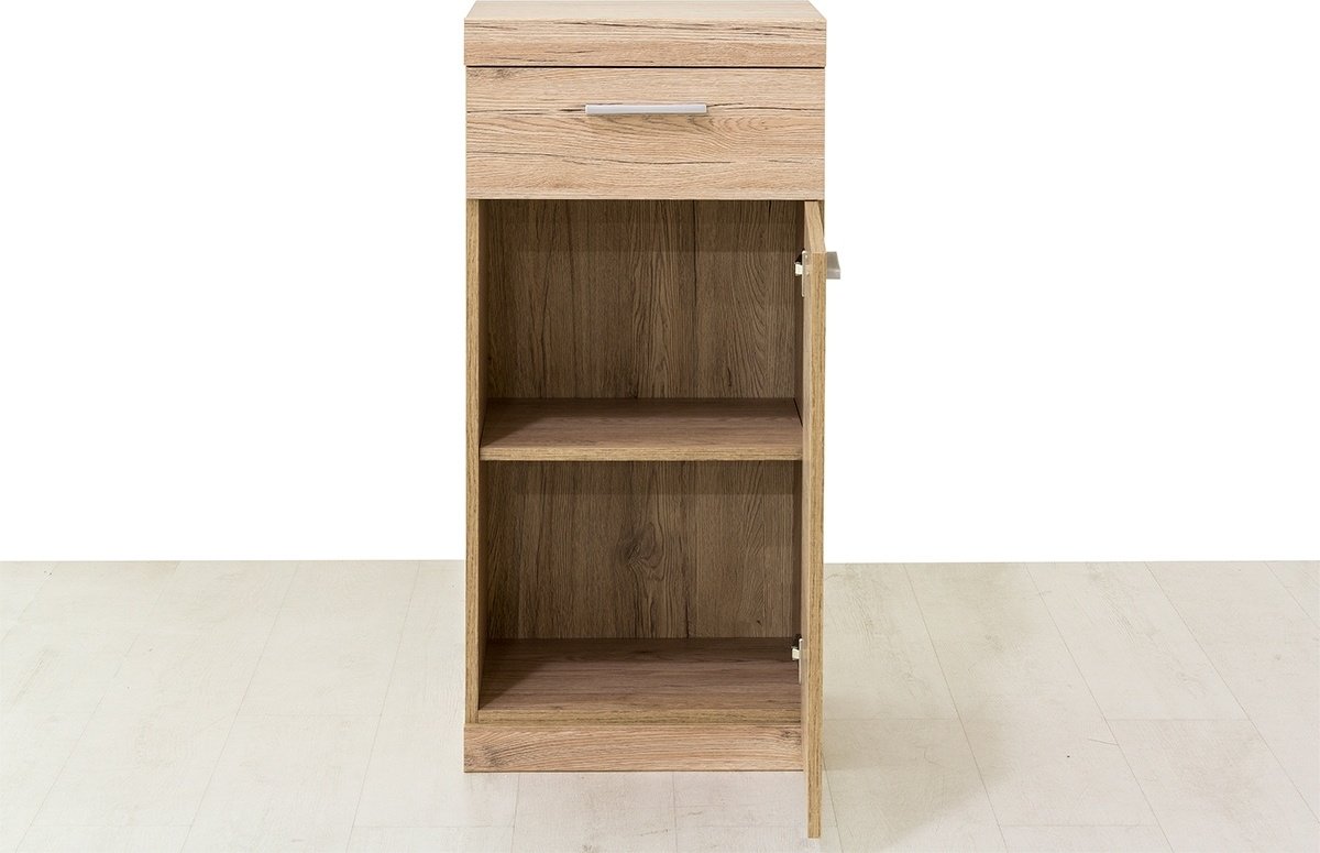 Комод ANREX Оскар 1D1SH, 45x35.10x98.3 см, коричневый - ForteMarket Комод ANREX Оскар 1D1SH, 45x35.10x98.3 см, коричневый купить,0