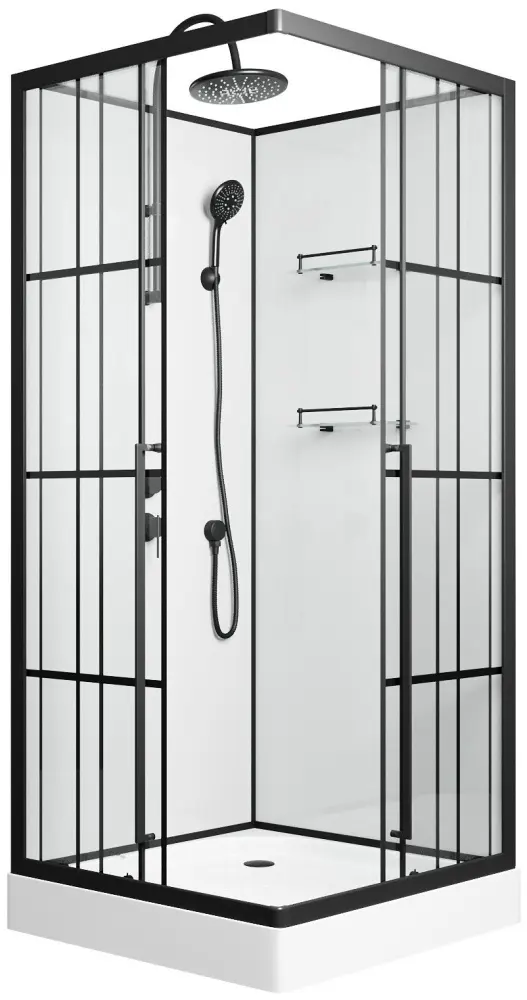 Душевая кабина KABINKA.KZ ST90/15QL/KL/BKT , 225х90 см, низкий поддон
