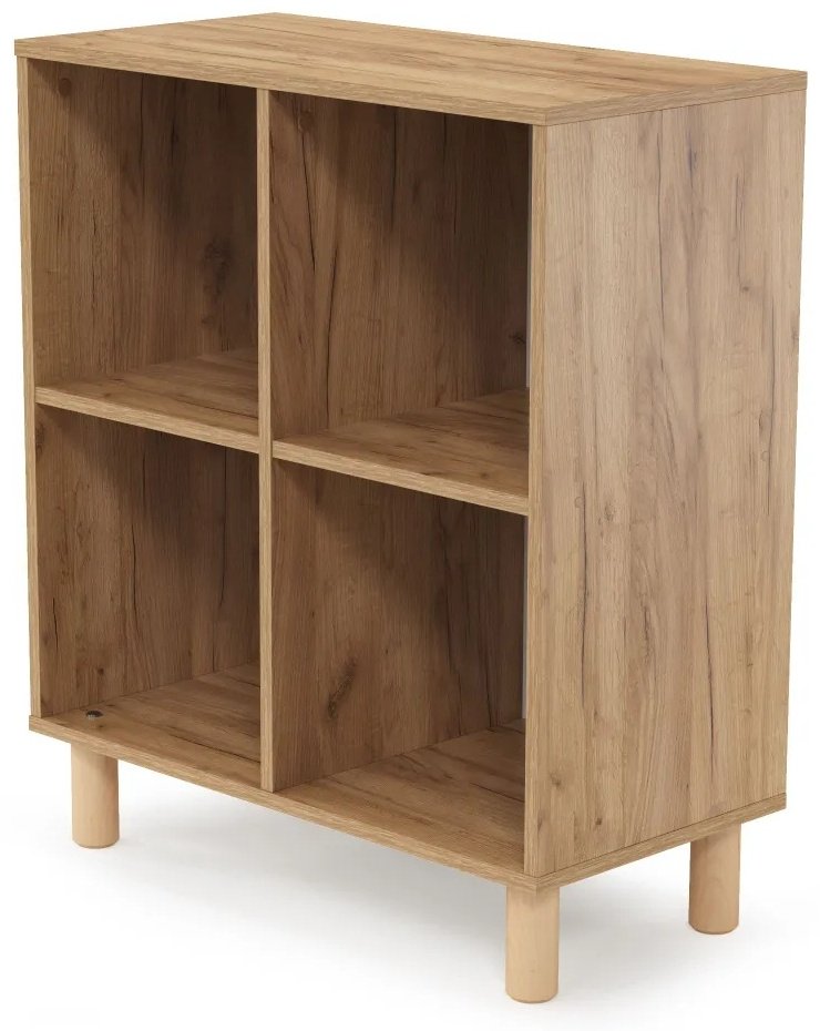 Стеллаж напольный Мебель Азии, 70x35.3x82 см, коричневый купить,0