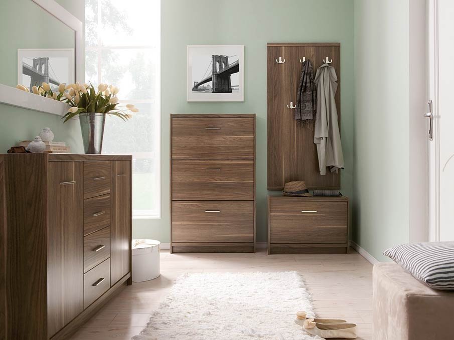 Обувница Гербор 70x17.50x123.5 см, МДФ купить,0