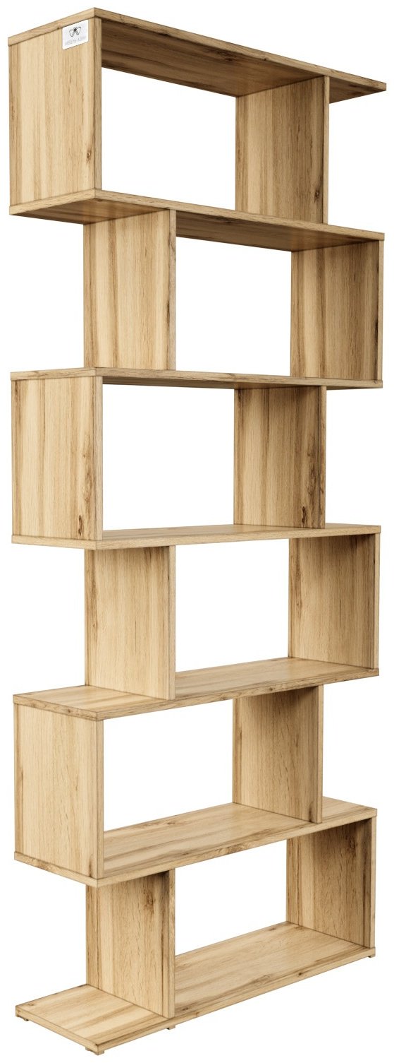 Стеллаж напольный Мебель Азии, 80x25.5x188.7 см, Дуб Вотан - ForteMarket Стеллаж напольный Мебель Азии, 80x25.5x188.7 см, Дуб Вотан купить,0
