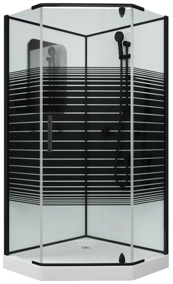 Душевая кабина Grossman GR270D, 205х100 см, низкий поддон
